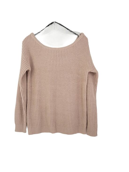 Missguided Sweaters - Missguided Chunky Ribbed Boatneck Mauve Knit Pullover Sweater S/M